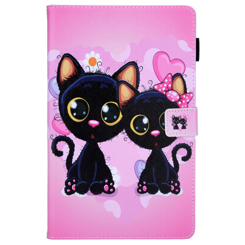 Samsung Galaxy Tab A11 / A9 Funda Dos Gatos