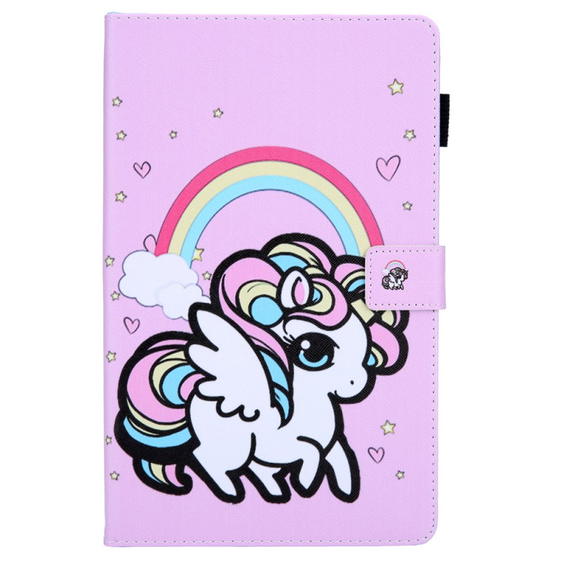 Funda Samsung Galaxy Tab A9 Unicornio Arco Iris
