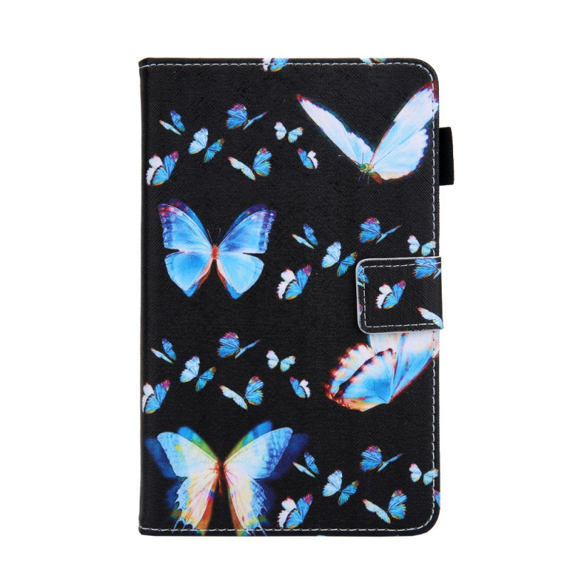 Samsung Galaxy Tab A11 / A9 Funda Mariposas Azul
