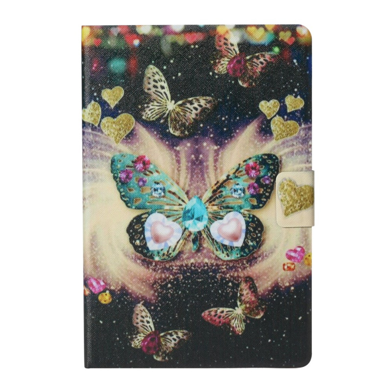 Funda Samsung Galaxy Tab A9 Diamond Butterfly