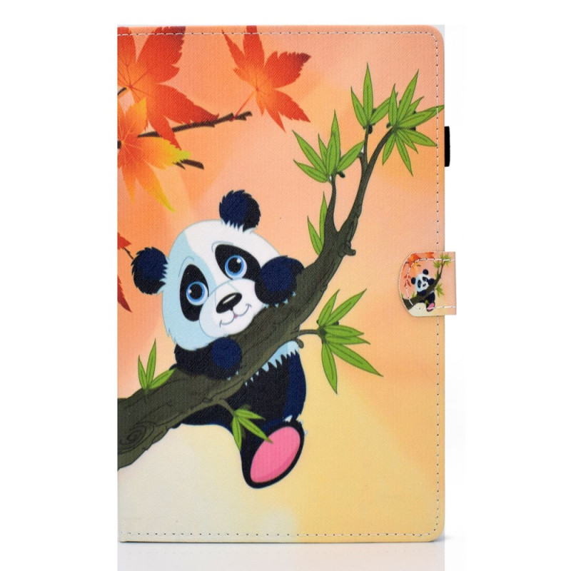 Funda de bambú y panda para Samsung Galaxy Tab A9