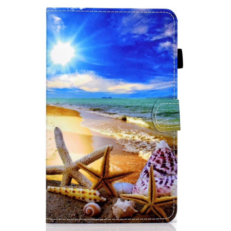 Funda Samsung Galaxy Tab A11 / A9 Azul cielo y playa