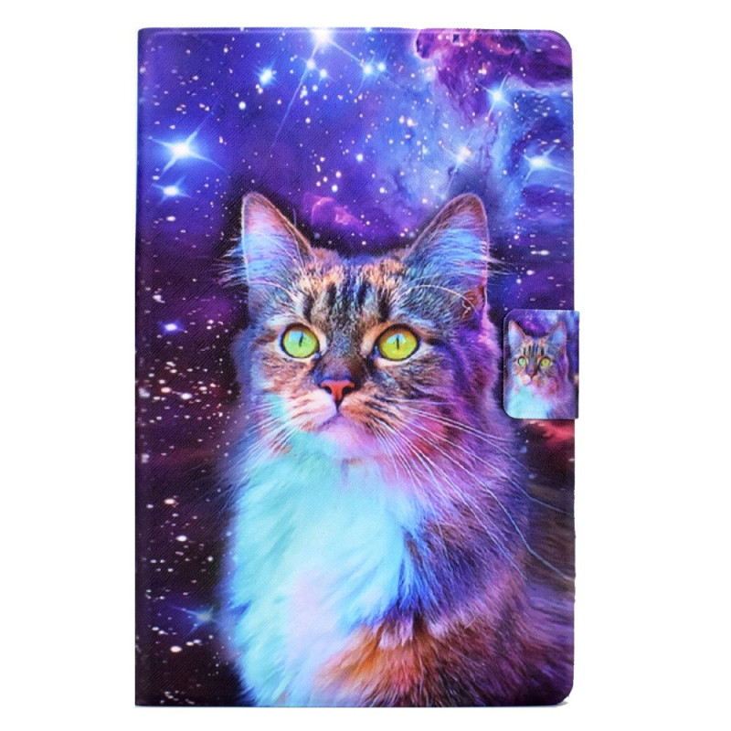 Samsung Galaxy Tab A11 / A9 Funda Cielo y Gato
