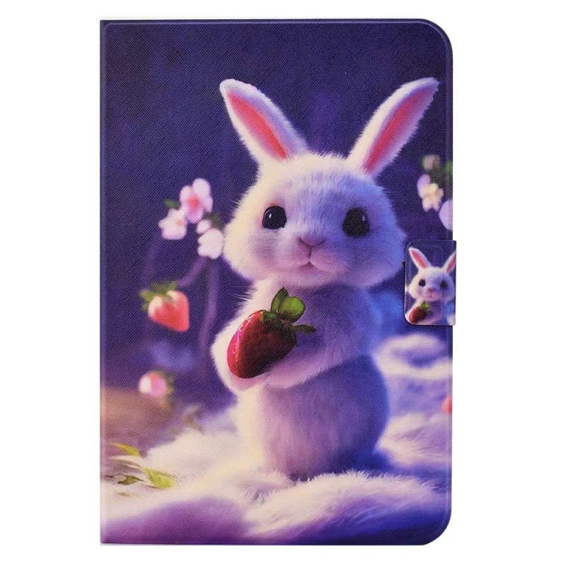 Samsung Galaxy Tab A11 / A9 Funda Conejo y Fresa