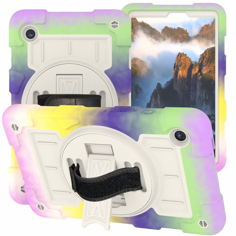 Funda Samsung Galaxy Tab A9 Reinforced Multicolore avec Colgante
 para el cuello 
