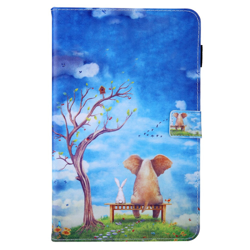 Samsung Galaxy Tab A11 Plus / A9 Plus Funda Elefante y Conejo