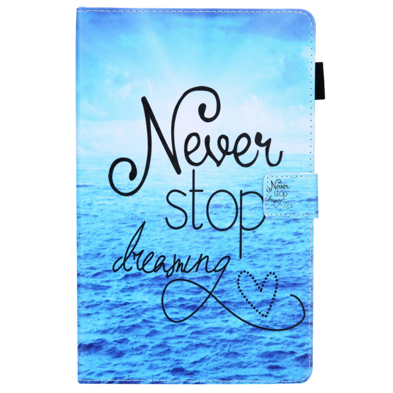 Funda Samsung Galaxy Tab A9 Plus Navy Never Stop Dreaming