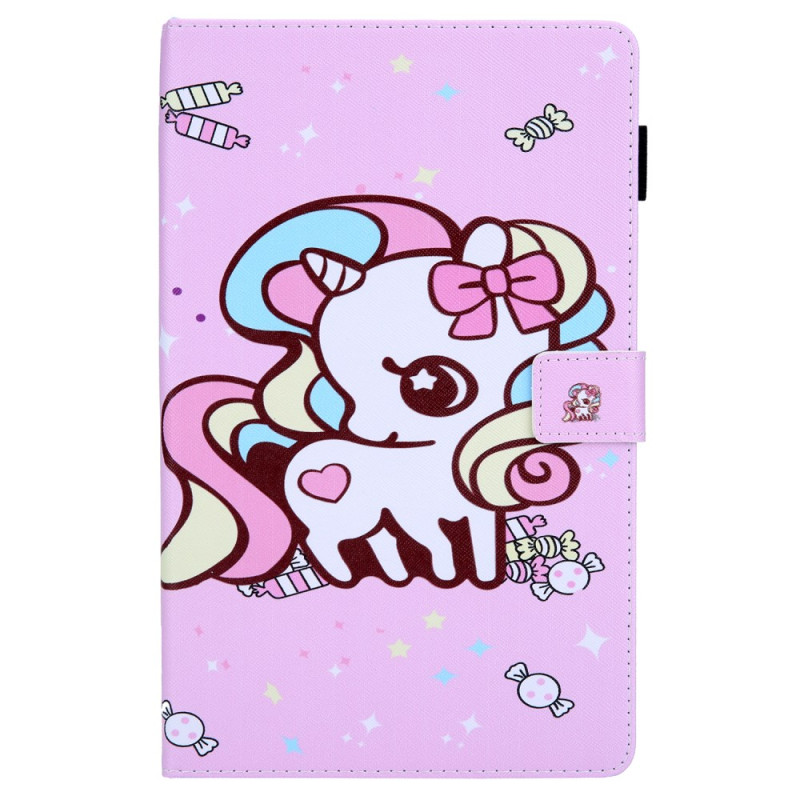 Funda Samsung Galaxy Tab A9 Plus Unicornio y Caramelo
