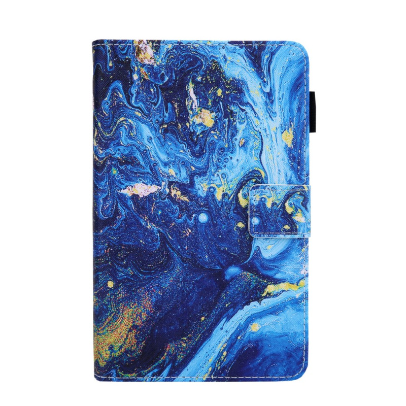 Funda Samsung Galaxy Tab A9 Plus Patrón Declinación Azul