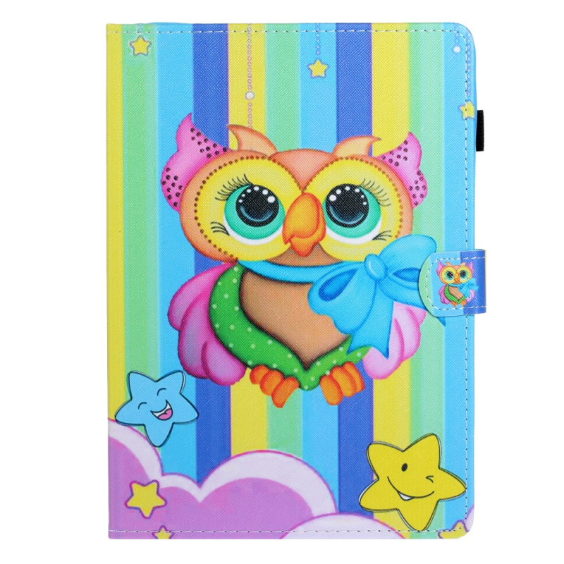 Funda Samsung Galaxy Tab A9 Plus Rainbow Owl