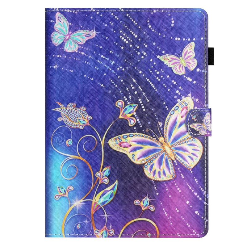 Funda Samsung Galaxy Tab A9 Plus Mariposas en vuelo