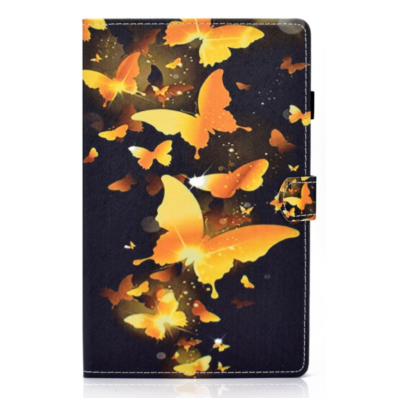 Samsung Galaxy Tab A11 Plus / A9 Plus Funda Mariposas Amarillas