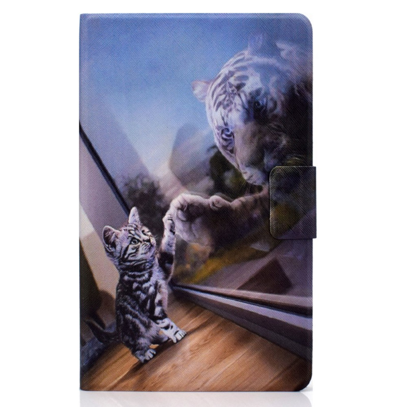 Samsung Galaxy Tab A11 Plus / A9 Plus Funda Gato y Tigre