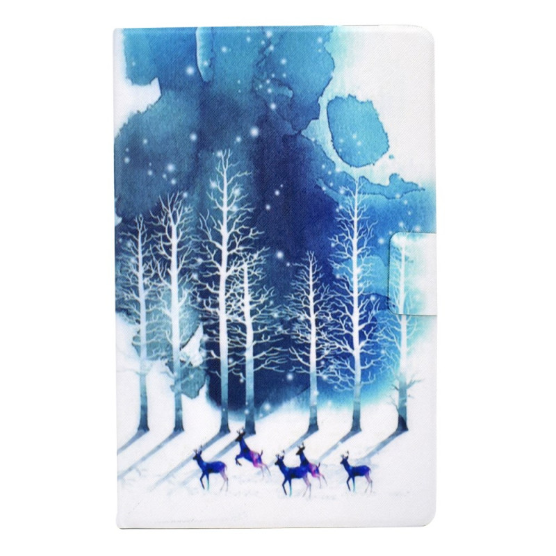 Samsung Galaxy Tab A11 Plus / A9 Plus Funda Purple Deer