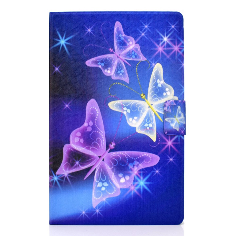 Funda Samsung Galaxy Tab A9 Plus Cielo estrellado y mariposas