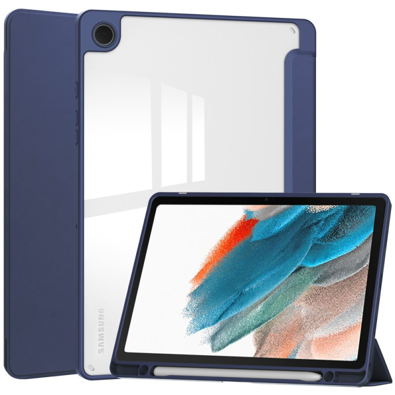 Funda inteligente Samsung Galaxy Tab A9 Plus transparente y con soporte para bolígrafo