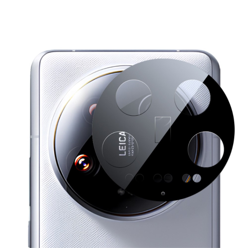 Lente Protectora de Cristal Templado para Xiaomi 14 Ultra (Versión Negra) RURIHAI