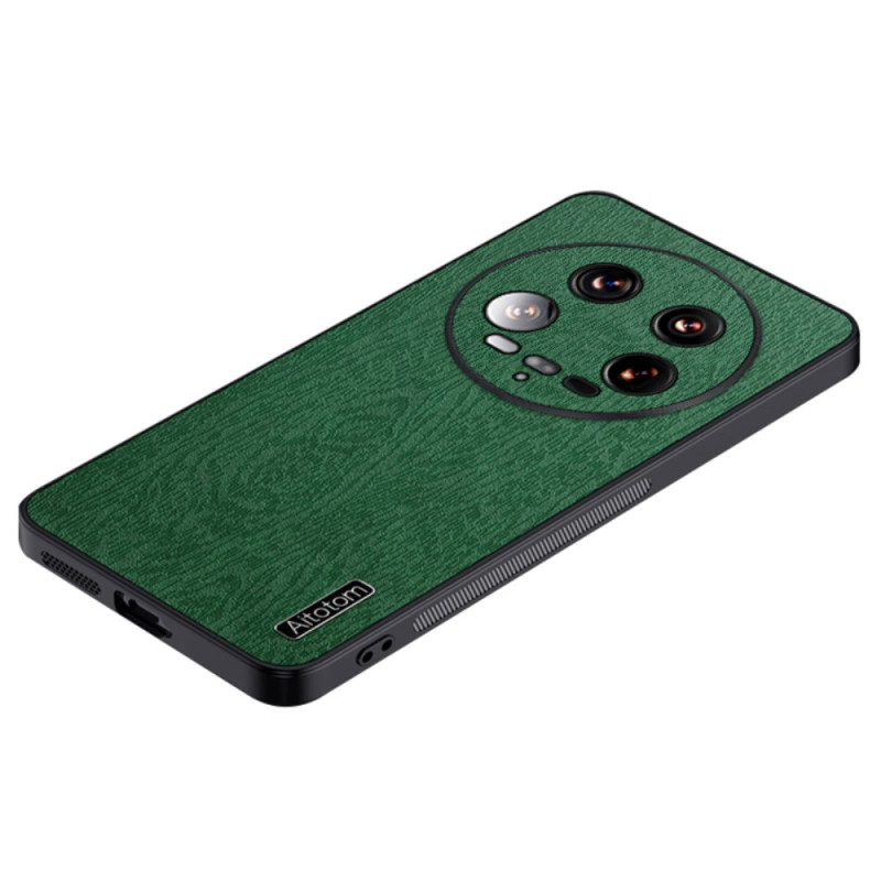 Xiaomi 14 Ultra Style Funda de Piel Textura Madera