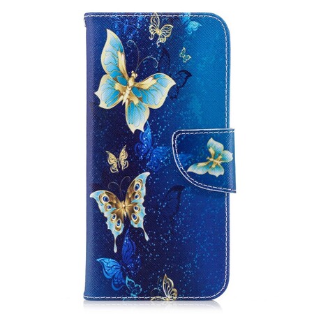 Huawei P Smart Funda Mariposas en la noche