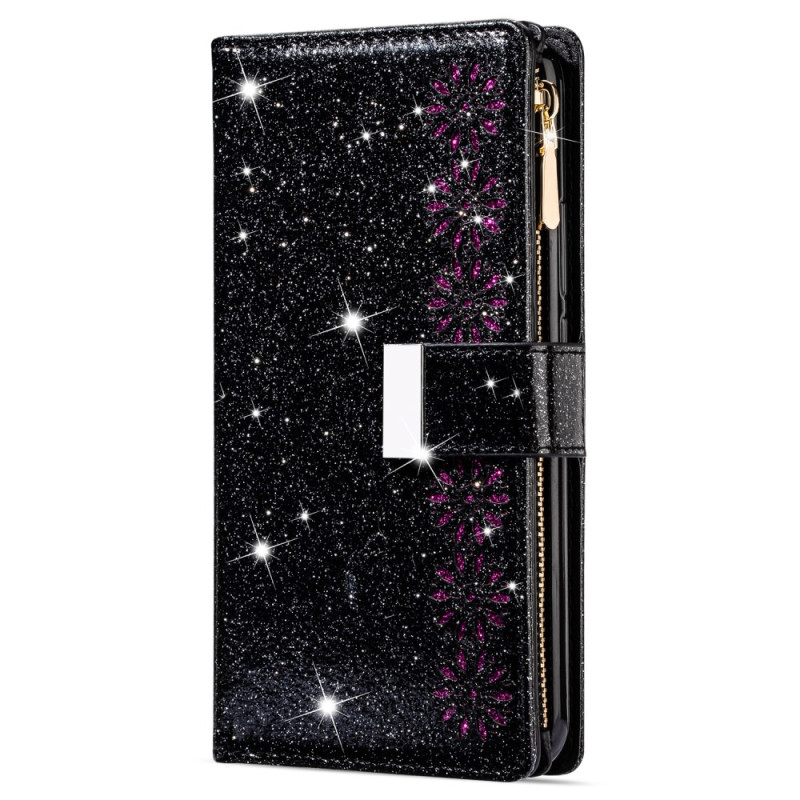 Funda Xiaomi Redmi Note 13 5G Glitter Cremallera Cartera