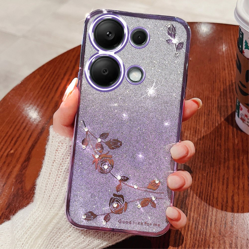 Xiaomi Redmi Note 13 Pro 5G / Poco X6 5G Funda Glitter y Rhinestone KADEM