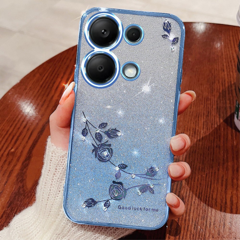 Xiaomi Redmi Note 13 Pro 5G / Poco X6 5G Funda Glitter y Rhinestone KADEM