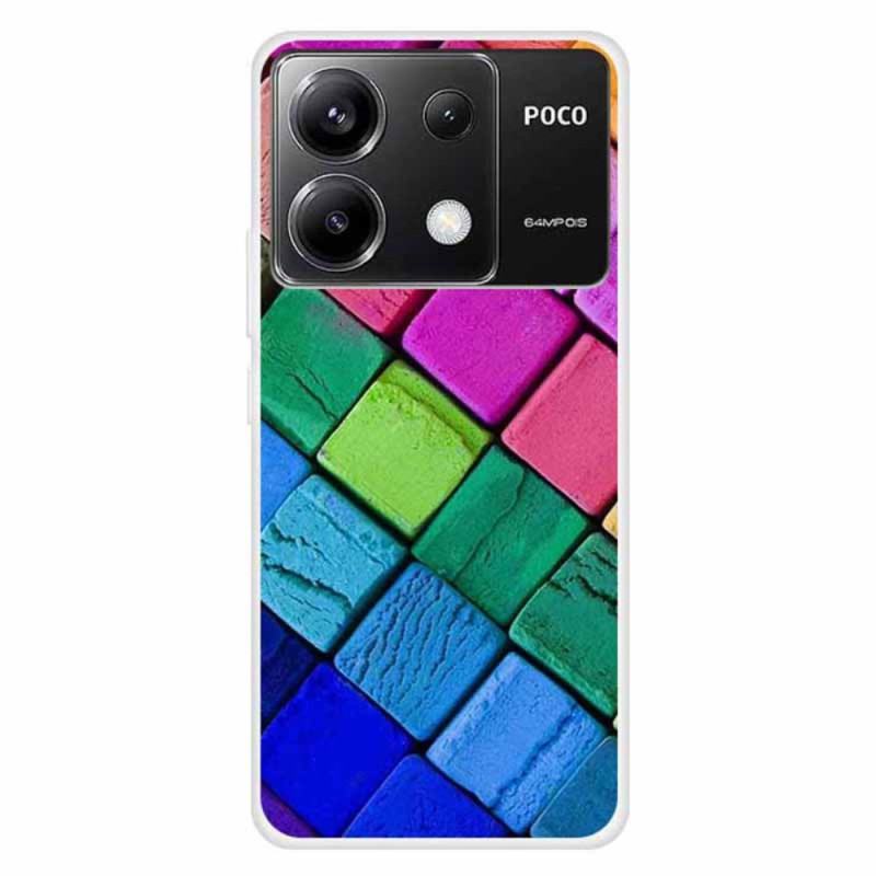 Xiaomi Redmi Note 13 Pro 5G / Poco X6 5G Funda Bloques de Colores