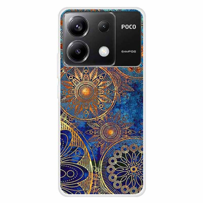 Xiaomi Redmi Note 13 Pro 5G / Poco X6 5G Funda Flor Dorada