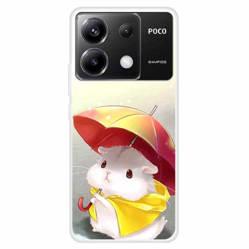 Xiaomi Redmi Note 13 Pro 5G / Poco X6 5G Funda Paraguas Ardilla
