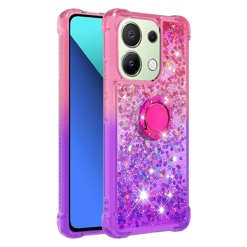 Xiaomi Redmi Note 13 4G Glitter Funda Soporte Anillo
