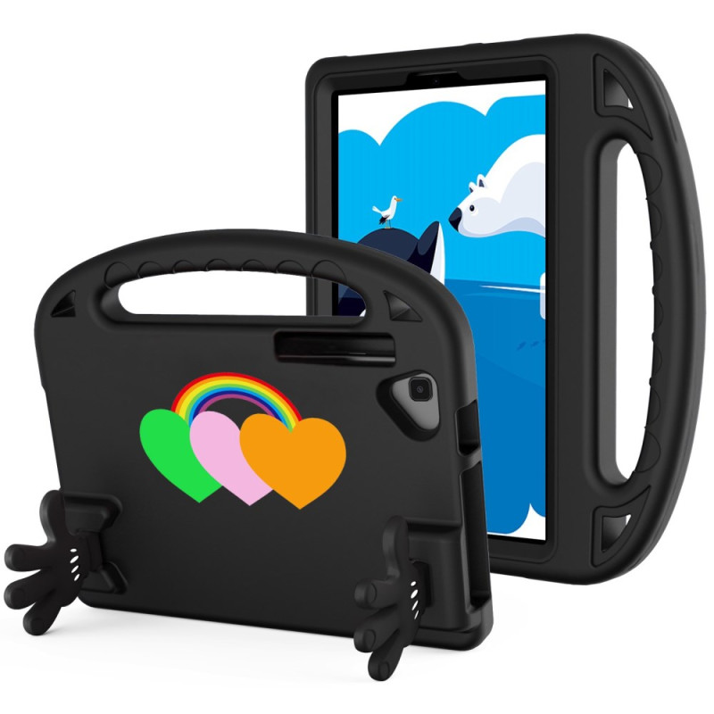 Funda con diseño de corazón para niños Samsung Galaxy Tab S6 Lite