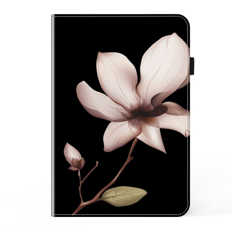 Funda Samsung Galaxy Tab A8 10.5 (2021) / (2022) Funda antigoteo para tablet con cierre elástico y motivo de flores rosas