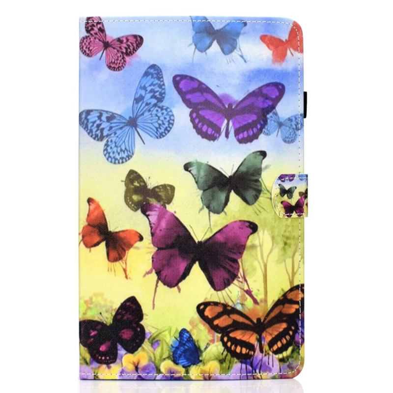 Samsung Galaxy Tab A 8.0 (2019) Funda mariposas de colores