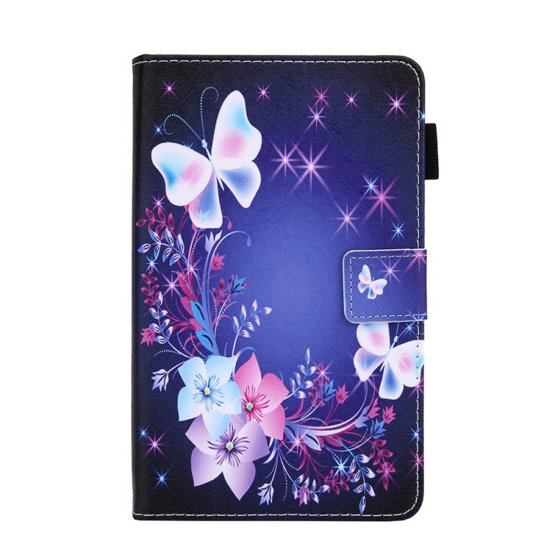 Samsung Galaxy Tab A 8.0 (2019) Funda Flores y Mariposas