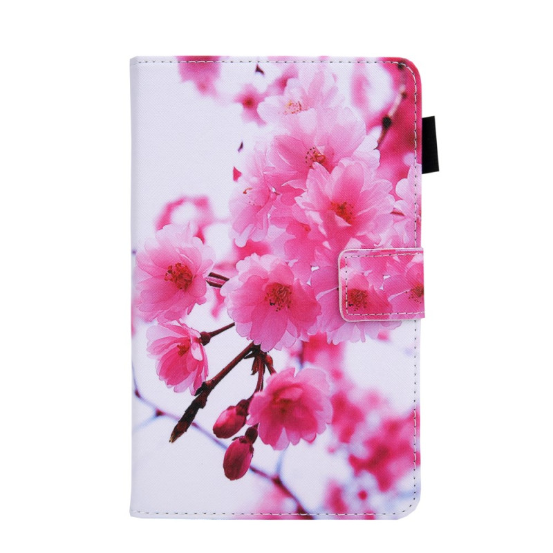 Samsung Galaxy Tab A 8.0 (2019) Funda flor de ciruelo