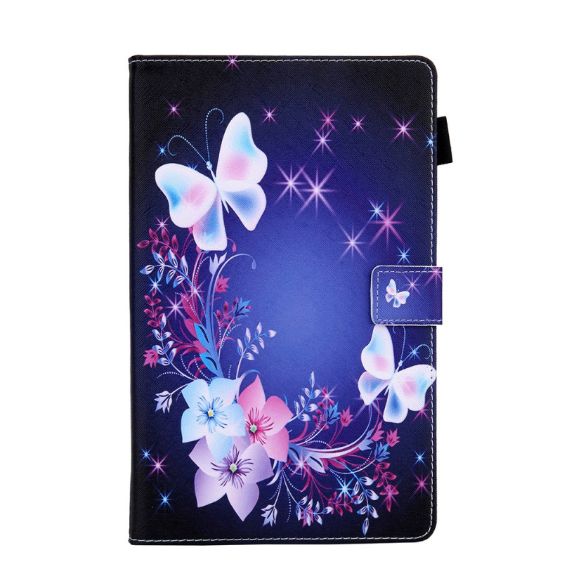 Funda Samsung Galaxy Tab A 10.1 (2019) Flores y mariposas