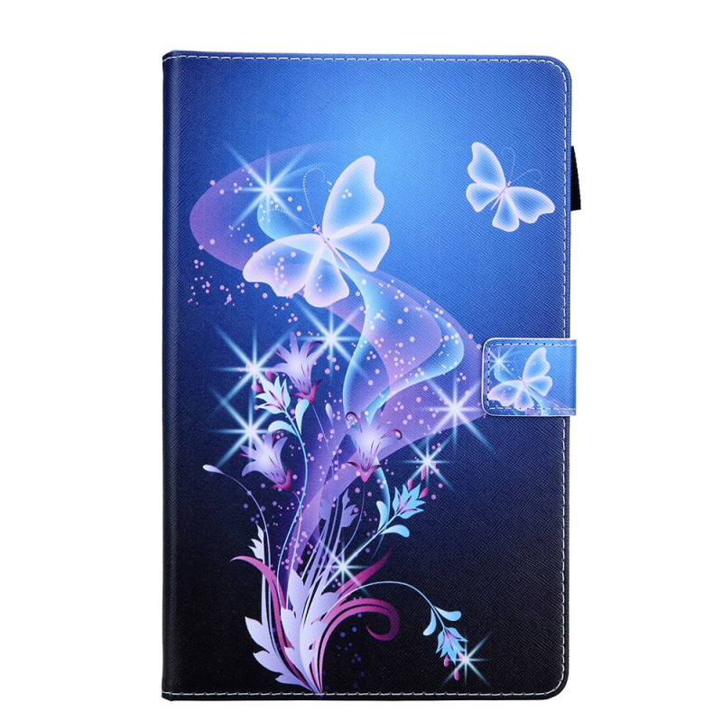 Funda Samsung Galaxy Tab A 10.1 (2019) SM-T510/SM-T515 - Mariposa de flores