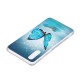 Funda Huawei P20 Butterfly Azul Fluorescente
