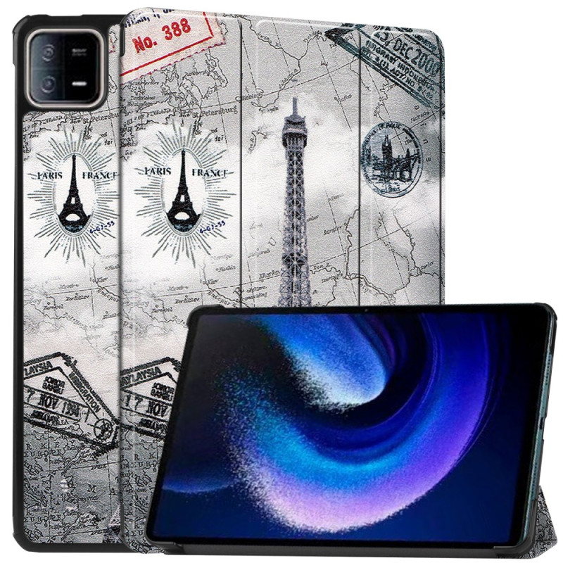 Smart Funda
 Xiaomi Pad 6 / 6 Pro Vintage Torre Eiffel