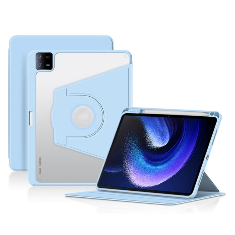 Xiaomi Pad 6 Funda giratoria de polipiel