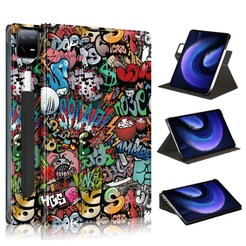 Xiaomi Pad 6 Pro Soporte giratorio para lápiz óptico Graffiti