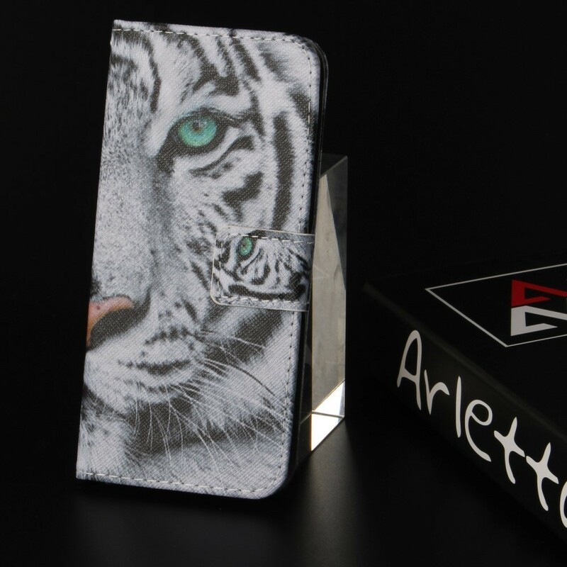 Funda de Tigre Huawei P20 Lite Blanco