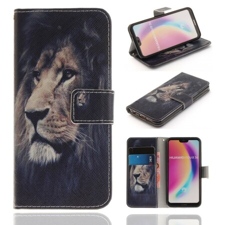 Funda para el león soñador del Huawei P20 Lite