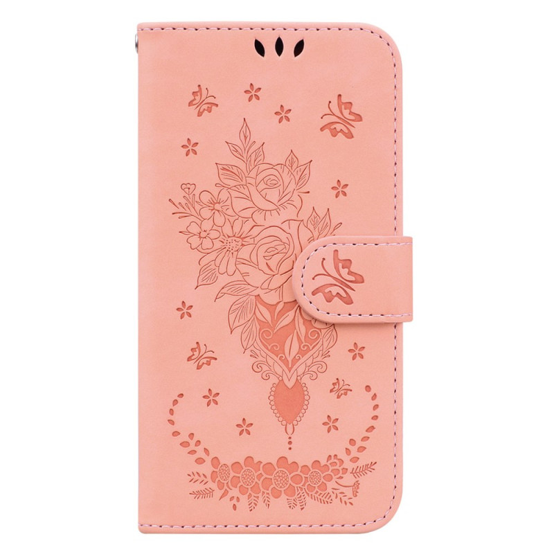 Funda Honor X7b / 90 Smart Rosa y Mariposas