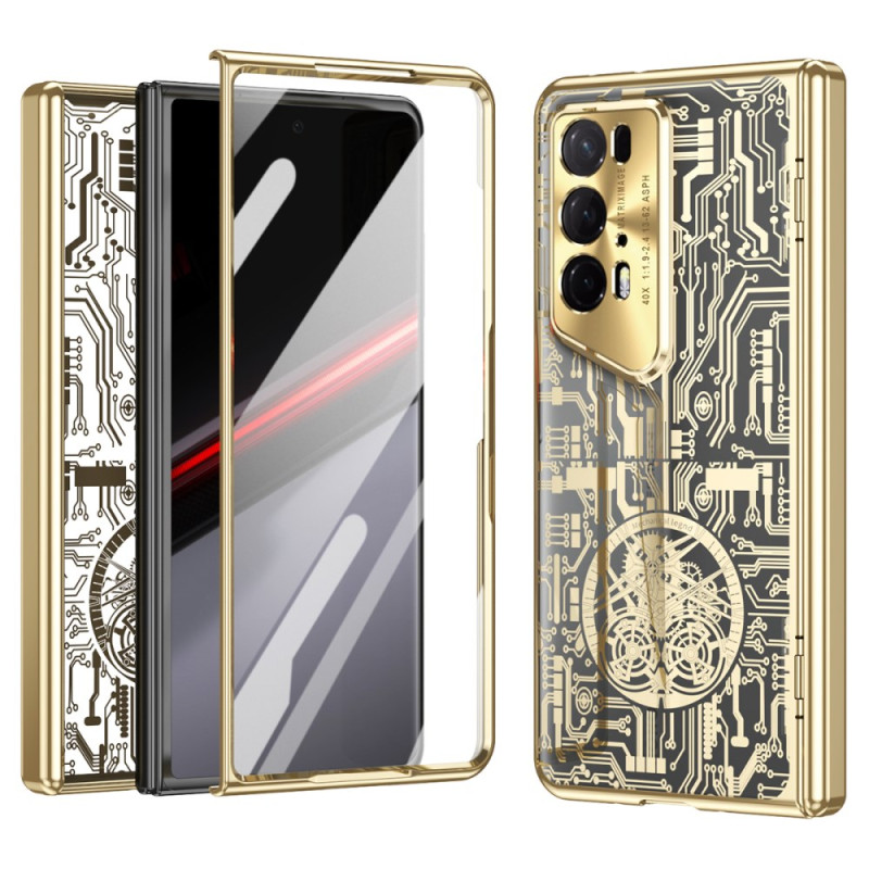 Funda Honor Magic V2 RSR Porsche Design con película de pantalla Serie Mechanical Legend