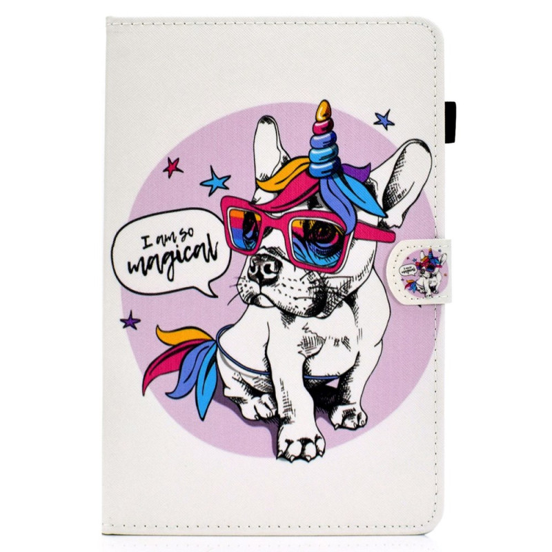 Samsung Galaxy Tab A7 Lite Funda Unicornio Perro