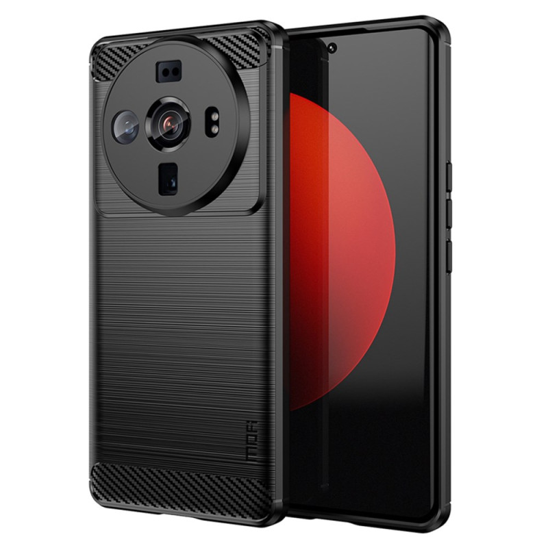 Xiaomi 12S Ultra Funda de fibra de carbono cepillada MOFI