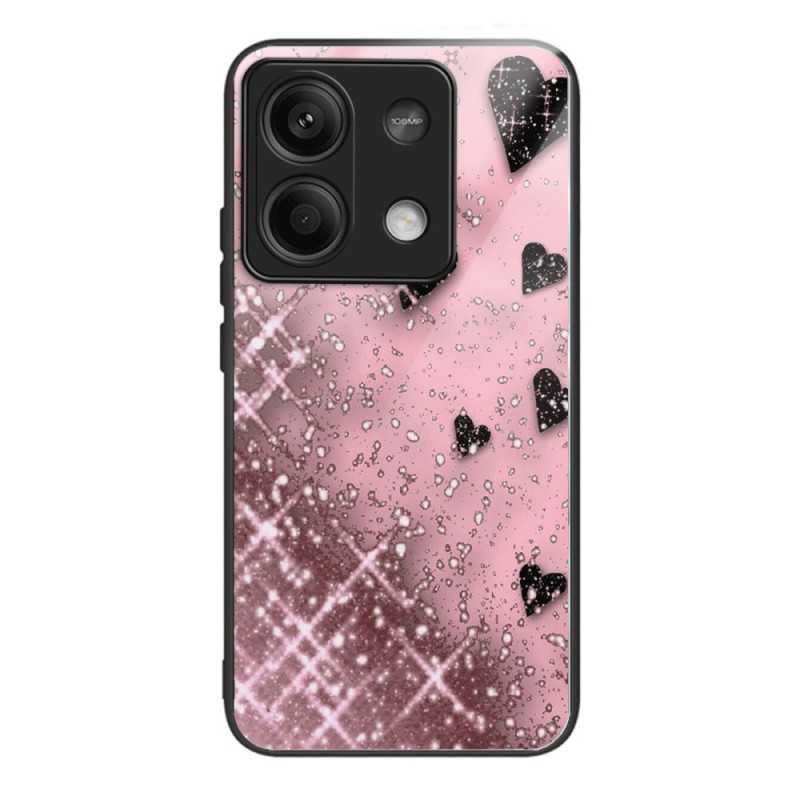 Xiaomi Redmi Note 13 5G Funda de cristal templado Love Pink