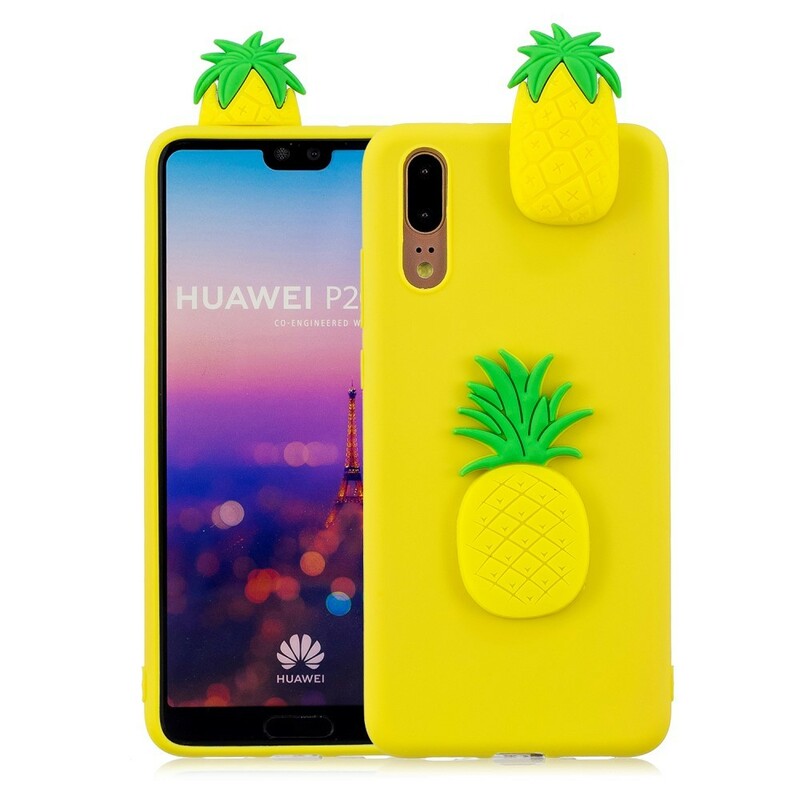 Huawei P20 3D Funda Pineapple