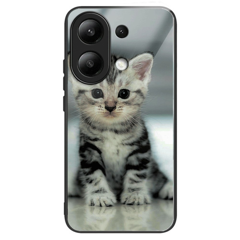 Xiaomi Redmi Note 13 4G Funda de cristal templado Kitten